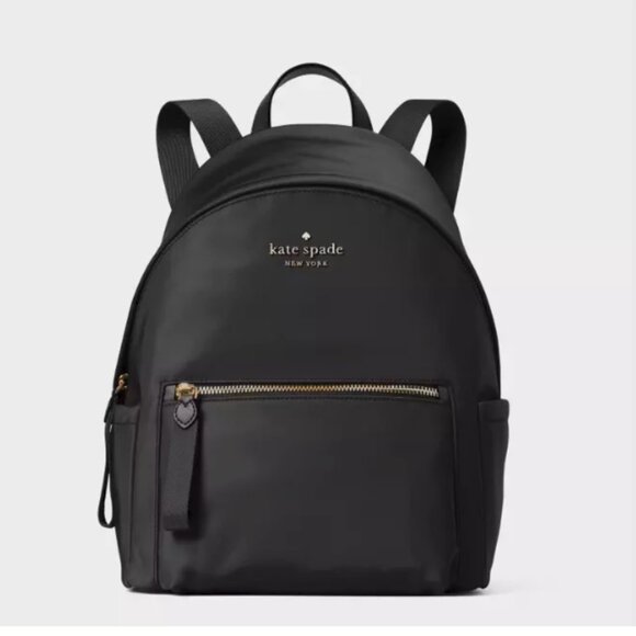 Kate Spade Chelsea Medium Nylon Backpack - Brand New Black